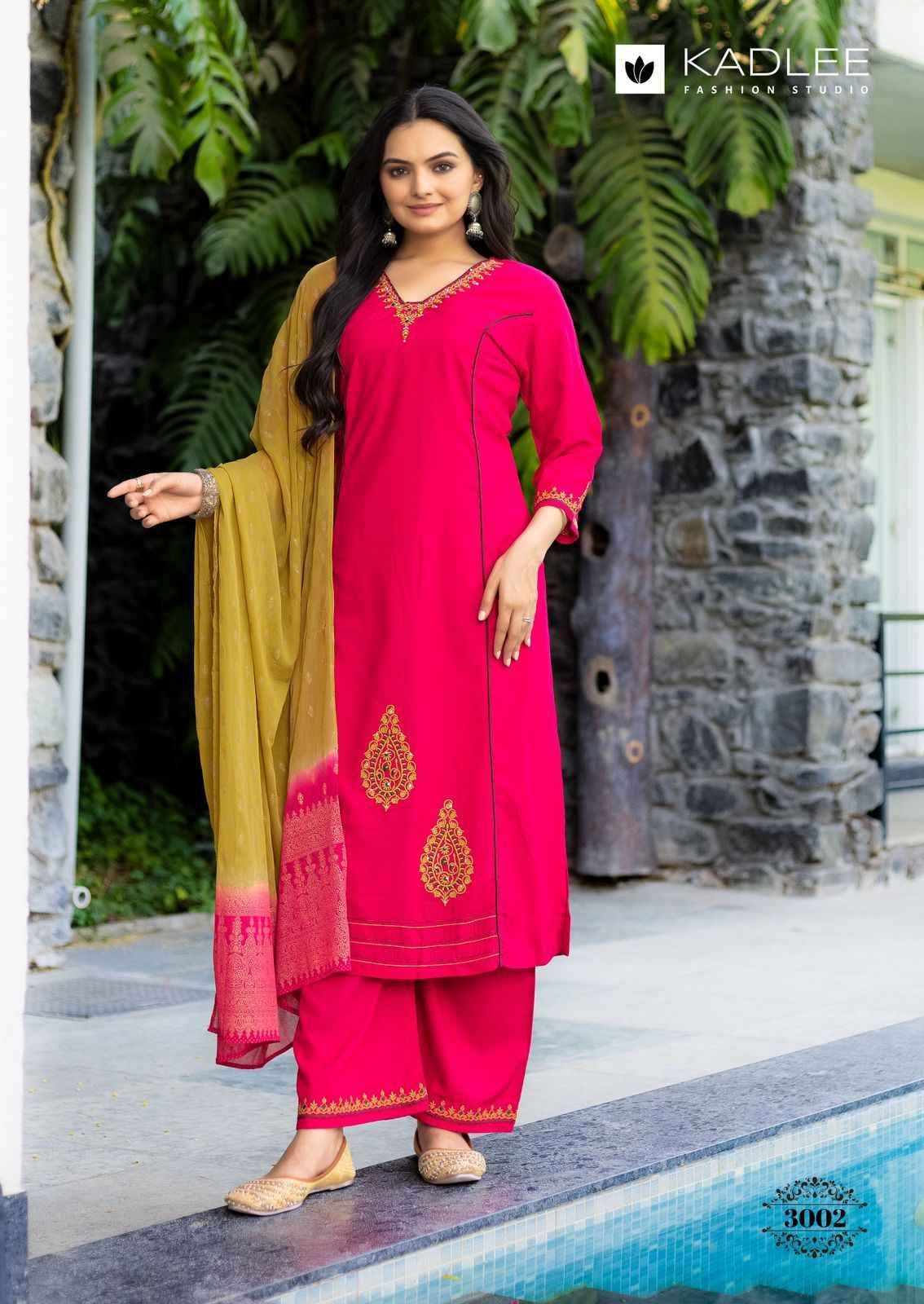Amrita By Kadlee 3001 To 3006 Series Stylish Fancy Colorful party wear dresses At Wholesale Price